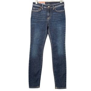 Acne Studios Bla Konst Floragatan 13 Dark Denim Skinny Jeans Women 24